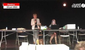 VIDÉO. Législatives 2022 : Christine Le Strat annonce les résultats pour Pontivy