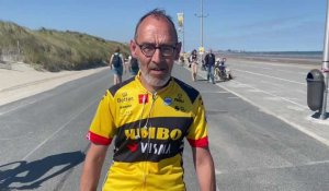 Tour de France : Didier est venu de Calais pour suivre le départ à Dunkerque
