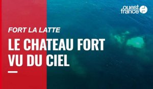 VIDÉO. Fort La Latte, le sublime château fort vu du ciel 