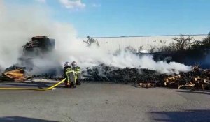 Un feu se déclare dans l’usine PGS à Homblières