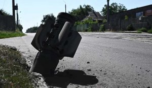 Images des dégâts à Kramatorsk en Ukraine après le bombardement du week-end