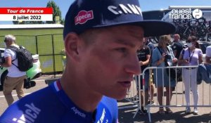 VIDÉO. Tour de France 2022 - Mathieu Van der Poel : « Si ça continue, j’arrête ! »