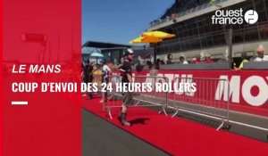 VIDÉO. Le Mans : Coup d'envoi des 24 heures rollers 