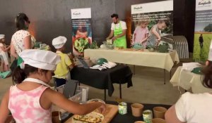 Atelier cuisine lors des journées nationales de l'agriculture à Hondeghem
