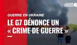 VIDÉO. Guerre en Ukraine : le G7 condamne le bombardement d'un centre commercial