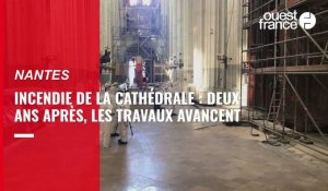 VIDÉO. Deux ans après l'incendie de la cathédrale de Nantes, la dépollution est presque terminée