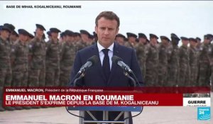 REPLAY : En Roumanie, Emmanuel Macron s'exprime sur la situation en Ukraine