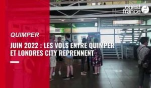 VIDÉO. Les vols entre Quimper et Londres City décollent à nouveau