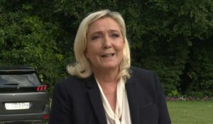 Responsables politiques reçus par Macron: Marine Le Pen insiste sur le pouvoir d'achat