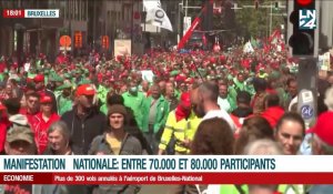 Plus de 70.000 personnes à la manifestation nationale pour le pouvoir d'achat