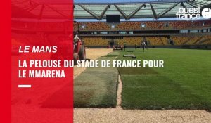 VIDÉO. Au Mans, le MMArena s'offre la pelouse du Stade de France