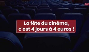 La fête du cinéma, c'est 4 jours à 4 euros!
