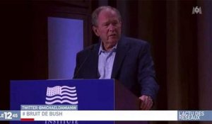 Zapping du 20/05 : L'embarrassant lapsus de George W. Bush