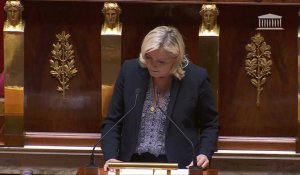 Le Pen: la situation du gouvernement "hors contrôle", le maintien de Borne une "provocation"