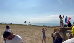 Tour de France à Wissant : l’arrivée spectaculaire de cinq hélicoptères
