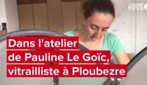La vitrailliste Pauline Le Goïc se dévoile à Plubezere