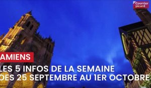 Amiens: les 5  infos de la semaine du 25 septembre au 1er octobre 2023