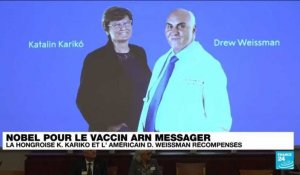 Le Nobel de médecine consacre les avancées sur le vaccin ARN messager contre le Covid