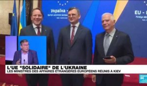 Les ministres européens à Kiev pour soutenir l'Ukraine, une visite symbolique