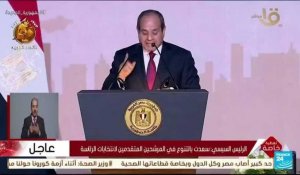 En Egypte, Abdel Fattah al-Sissi brigue sans surprise un 3e mandat
