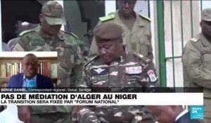 Niger : la transition sera fixée par un "forum national", pas de médiation d'Alger