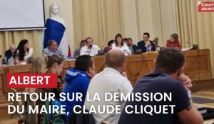 Claude Cliquet a confirmé sa démission vendredi 29 septembre 2023 en conseil municipal