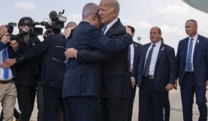 Hôpital à Gaza : Joe Biden soutient la version israélienne, s'en prend au Hamas