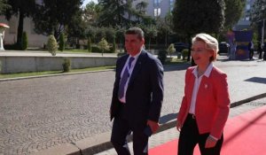 Des représentants de l'UE arrivent pour le 9ème sommet du processus de Berlin à Tirana
