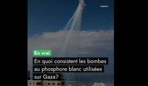 En quoi consistent les bombes au phosphore blanc utilisées sur Gaza?