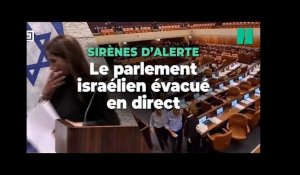 Le Parlement israélien évacué en direct à cause des sirènes d’alerte