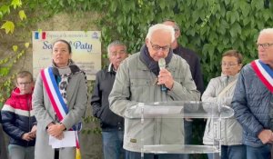 Merlimont a rendu hommage au professeur Dominique Bernard tué à Arras au verger Samuel Paty