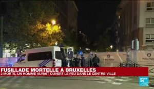 Au moins deux morts dans une fusillade à Bruxelles, le suspect en fuite