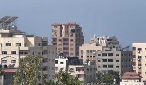 Le bureau de l'AFP endommagé dans la ville de Gaza à la suite d'une frappe