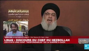 Guerre Israël-Hamas : que retenir du discours de chef du Hezbollah Hassan Nasrallah ?