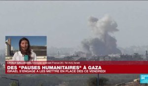 "Pauses humanitaires" à Gaza : De quoi s'agit-il ?