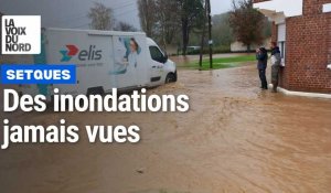 Inondation: du jamais vu à Setques