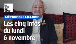 Métropole lilloise : nos 5 infos du lundi 6 novembre