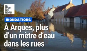 Arques : situation critique dans plusieurs rues suite à une nouvelle montée des eaux