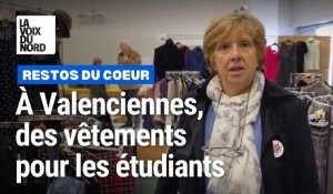 Précarité étudiante : à l'université de Valenciennes, les Restos du cœur proposent aussi des vêtements