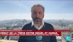 Début de la trêve entre Israël et le Hamas : la libération d'otages attendue