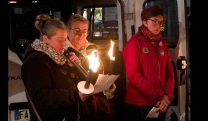 VIDÉO. Les prénoms des victimes de féminicides en 2023 déclamés à Lorient