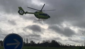 Pourquoi un hélicoptère s’est-il posé ce lundi à Louvroil