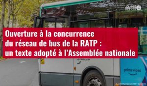 VIDÉO. Ouverture à la concurrence du réseau de bus de la RATP : un texte adopté à l’Assemblée nation
