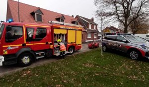 Burbure : les sapeurs-pompiers sont en intervention place du Rietz