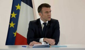 Macron: "Nos enfants vivront mieux demain que nous ne vivons aujourd'hui"