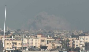 Bande de Gaza: fumée au-dessus de Khan Younès, où les combats font rage