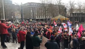 VIDÉO. Une manifestation d'ampleur contre la loi immigration, à Brest, ce dimanche 21 janvier