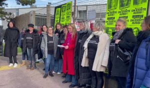 Calais : les femmes des salariés de Prysmian Draka en soutien pour leurs maris