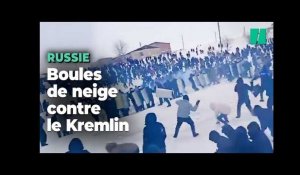 Lacrymos contre boules de neige dans une manifestation anti-kremlin en Russie