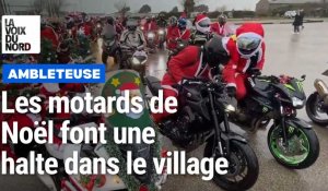 Ambleteuse : les motards de Noël font une halte dans le village